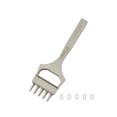 Oval punch LC 4x2mm (5 prongs)