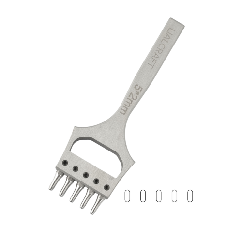 Oval punch LC 5x2mm (5 prongs)